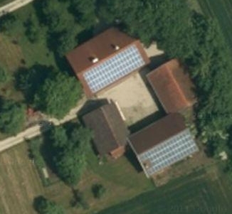 Bajorországi napelemes rendszerek - Kép: Google Earth